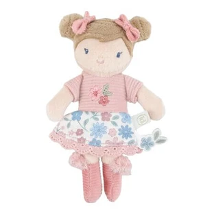 Mini-Stoffpuppe „Rosa“, 10 cm, ab 12 Monaten, Little Dutch