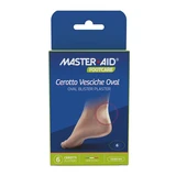 Sterile Hydrokolloid-Blisterpflaster, 44 × 69 mm, oval, 6 Stück, Master-Aid