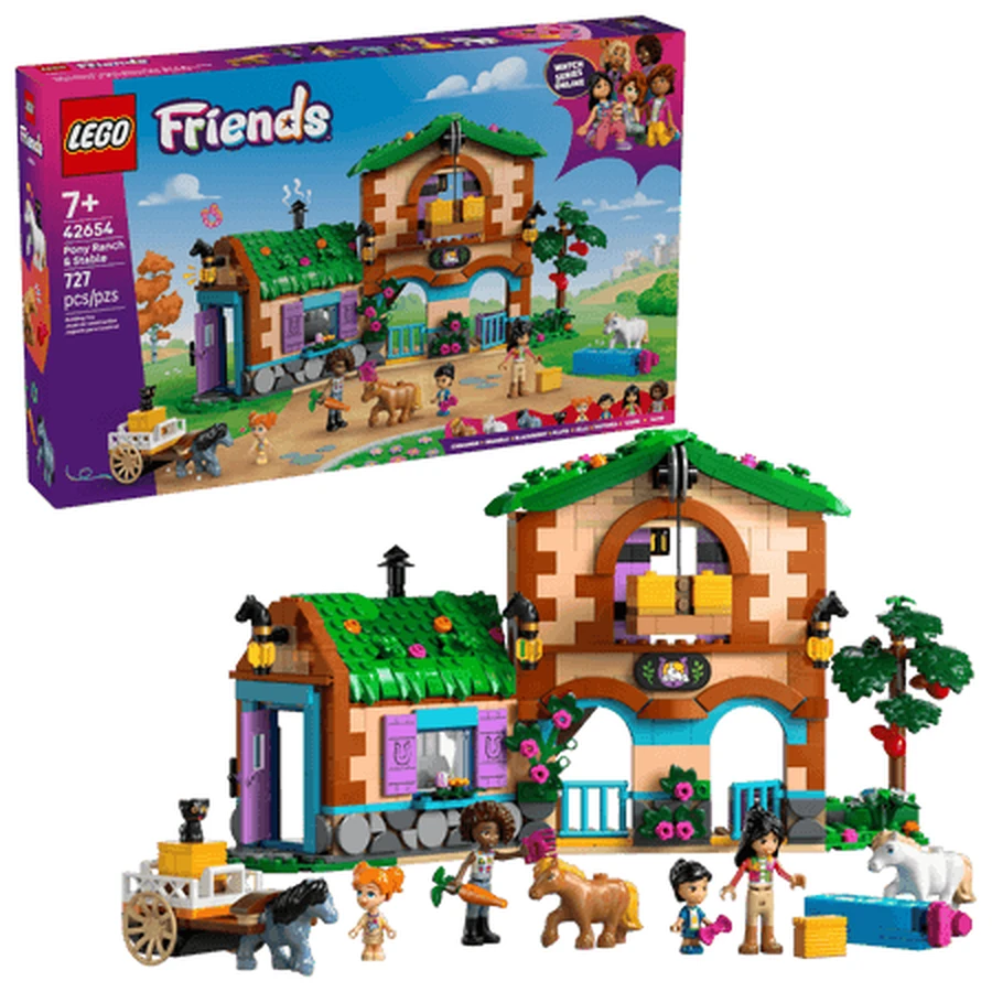 Friends Ponyboerderij en stal, vanaf 7 jaar, 42654, 727 onderdelen, Lego