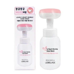 Jabón de manos espumoso «Lovely Heart Bubble», 250 ml, Lebelage