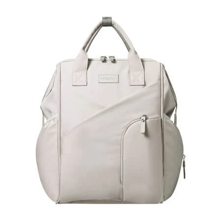 Modern Style Mom's Backpack, Beige, Babyono