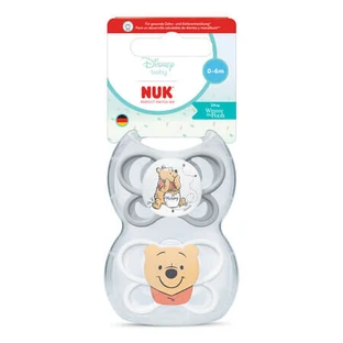 Perfect Match Air Schnuller-Set, Winnie Puuh, 0–6 Monate, 2er-Pack, Nuk