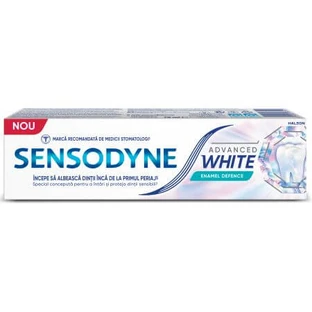 Advance White Enamel Defense Zahnpasta zur Zahnaufhellung, 75 ml, Sensodyne