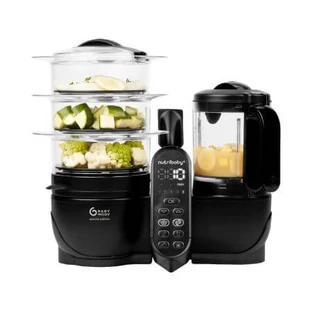 Robot multifonction 5-en-1 Nutribaby (+) XL, noir minéral, Babymoov