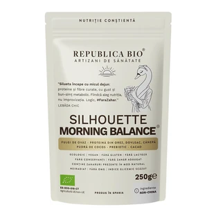 Silhouette Morning Balance : poudre fonctionnelle bio sans gluten, 250 g, Republica Bio