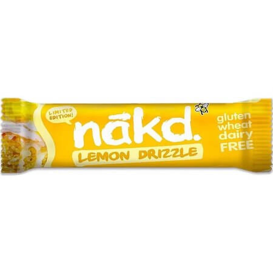 Barrita vegana cruda «Lemon Drizzle», 35 g, Nakd