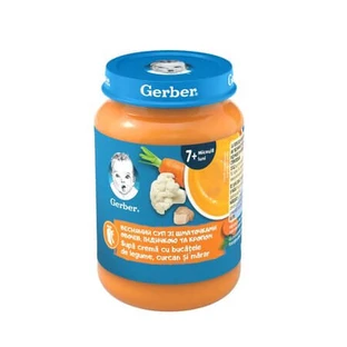 Sopa cremosa de pavo con eneldo, 190 g, Gerber
