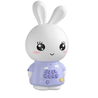 Lapin interactif doté d'une IA, en anglais, à partir de 3 ans, Alilo Baby Bunny