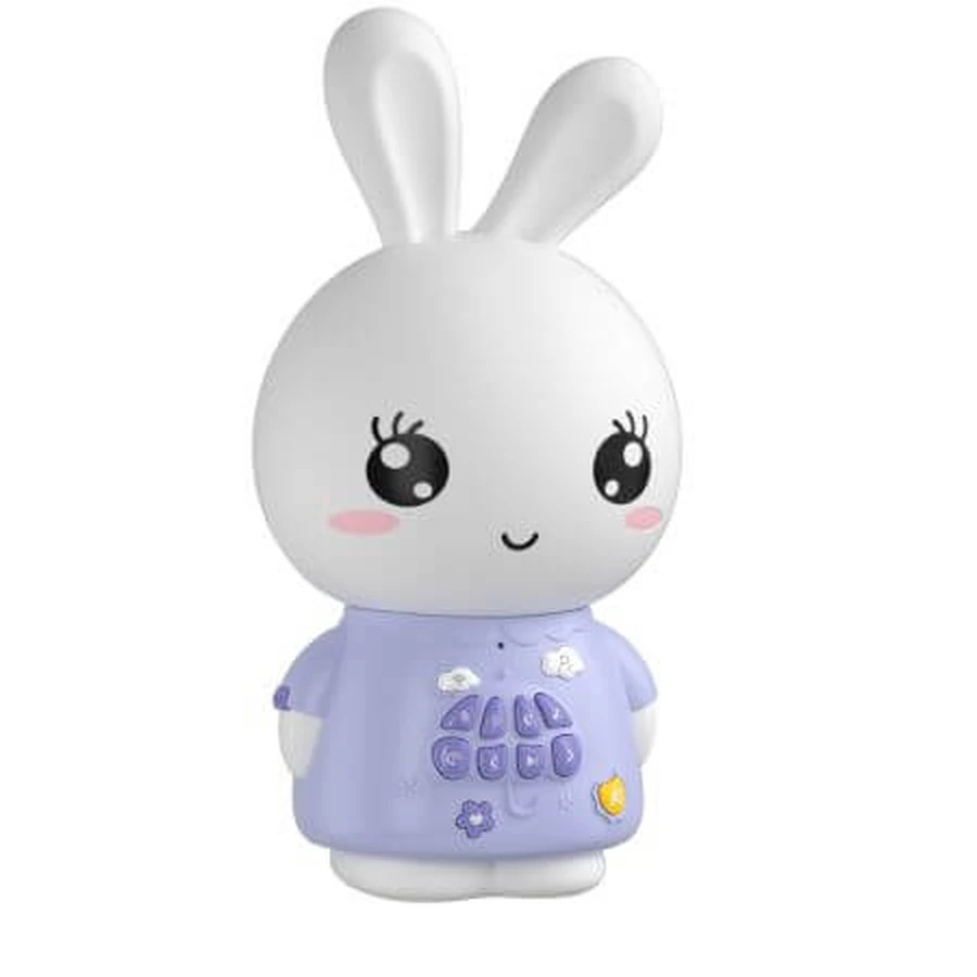 Lapin interactif doté d'une IA, en anglais, à partir de 3 ans, Alilo Baby Bunny