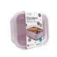 Glazen pot met antisliphoes, roze, Melii