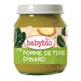 Bio-Kartoffelpüree mit Spinat, ab 4 Monaten, 130 g, Babybio