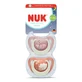 First Choice Night Pacifier Set, Bunny/Oita, 18–36 months, 2 pieces