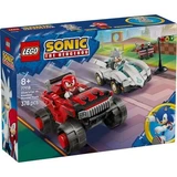 Silver's auto vs. Knuckles' gigantische vrachtwagen, vanaf 8 jaar, 77118, LEGO Sonic