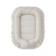 Baby Nest Royal Babywiege mit Rüschen, beige, 55 x 75 cm, MimiNu