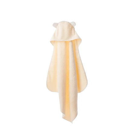 Hooded Bath Towel, 100 x 100 cm, Milky Way Cream, Twindeco