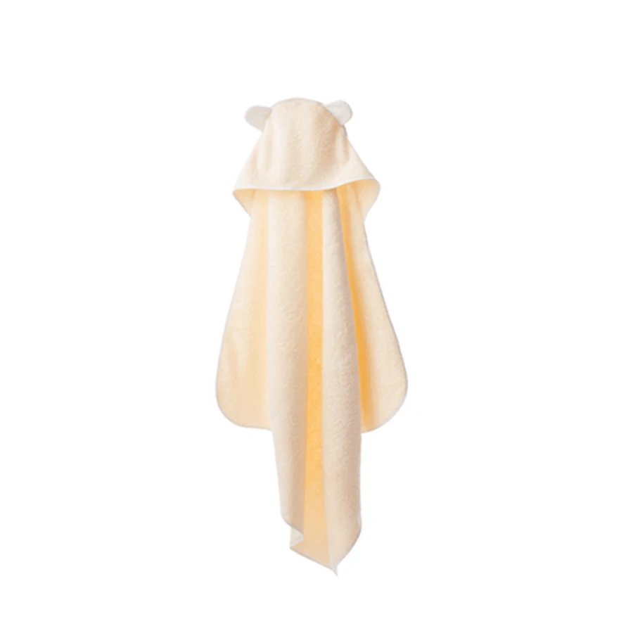 Badhanddoek met capuchon, 100 x 100 cm, Milky Way Cream, Twindeco