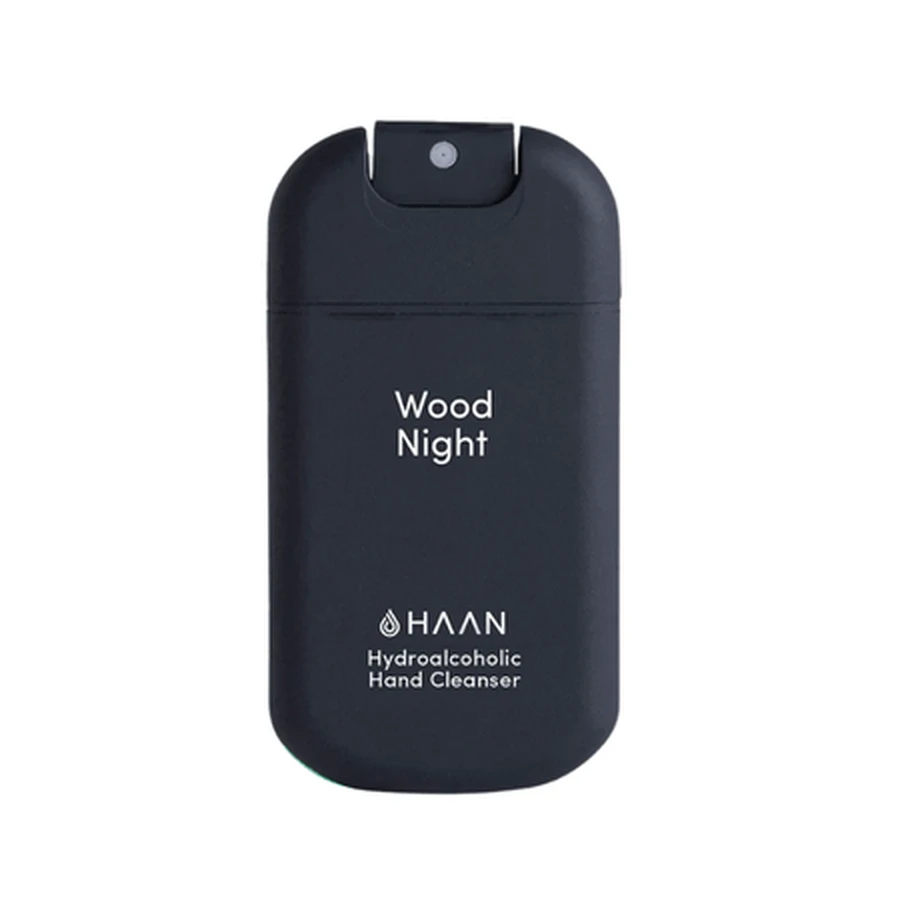 Hydroalkoholisches Handdesinfektionsgel, Wood Night, 30 ml, Haan