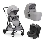 Seety 3-in-1-Kinderwagen mit Kory Plus I-Size-Autokindersitz 87146, Cloud, ab 0 Monaten, Chicco