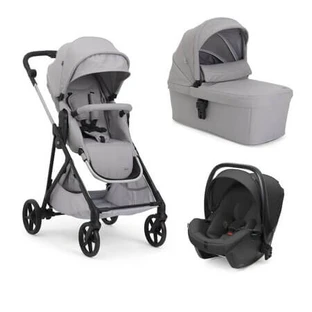 Seety 3-in-1 Stroller with Kory Plus I-Size Car Seat 87146, Cloud, 0 months+, Chicco