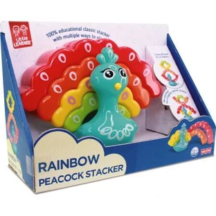 Stacking Toy, Colorful Peacock, 12 months+, Little Learner