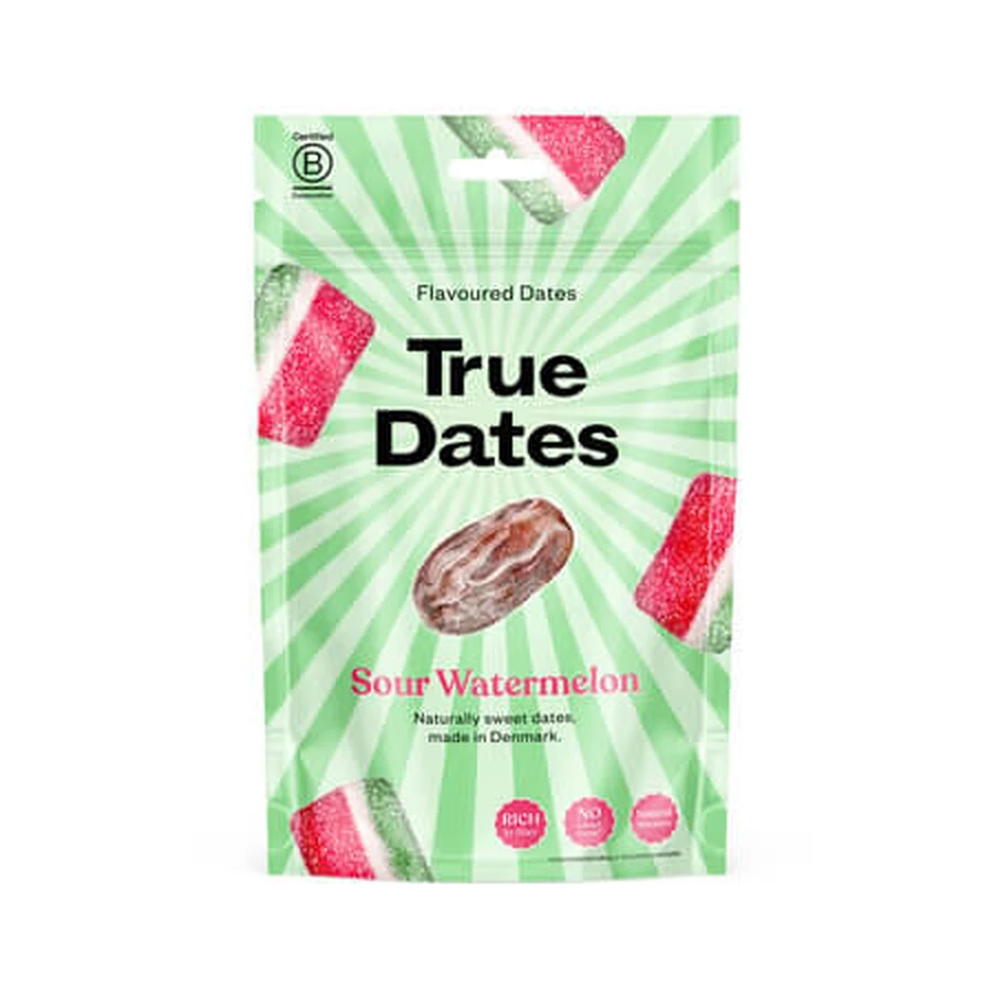 Pitted Dates, Watermelon, 100 g, True Dates