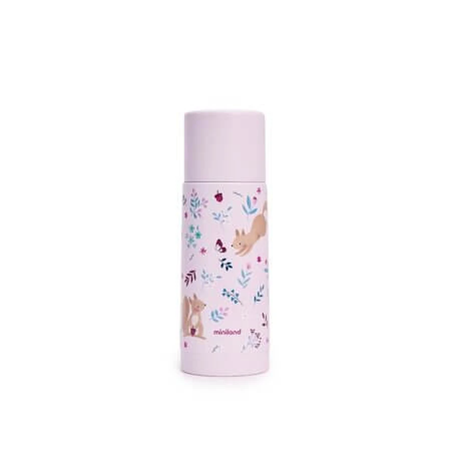 Thermy-thermosfles, 350 ml, roze, eekhoorn, Miniland