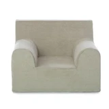 Samt-Sessel für Kinder, beige, Twindeco