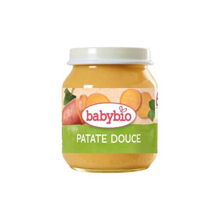 Biologische zoete aardappelpuree, 130, BabyBio