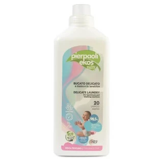 Detergente líquido ecológico sin perfume, 1 litro, Pierpaoli Ekos Baby