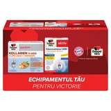Kollagen 11000 Kurkuma + Gember en Glucosamine 1200-pak, 30 ampullen + 30 tabletten, Doppelherz