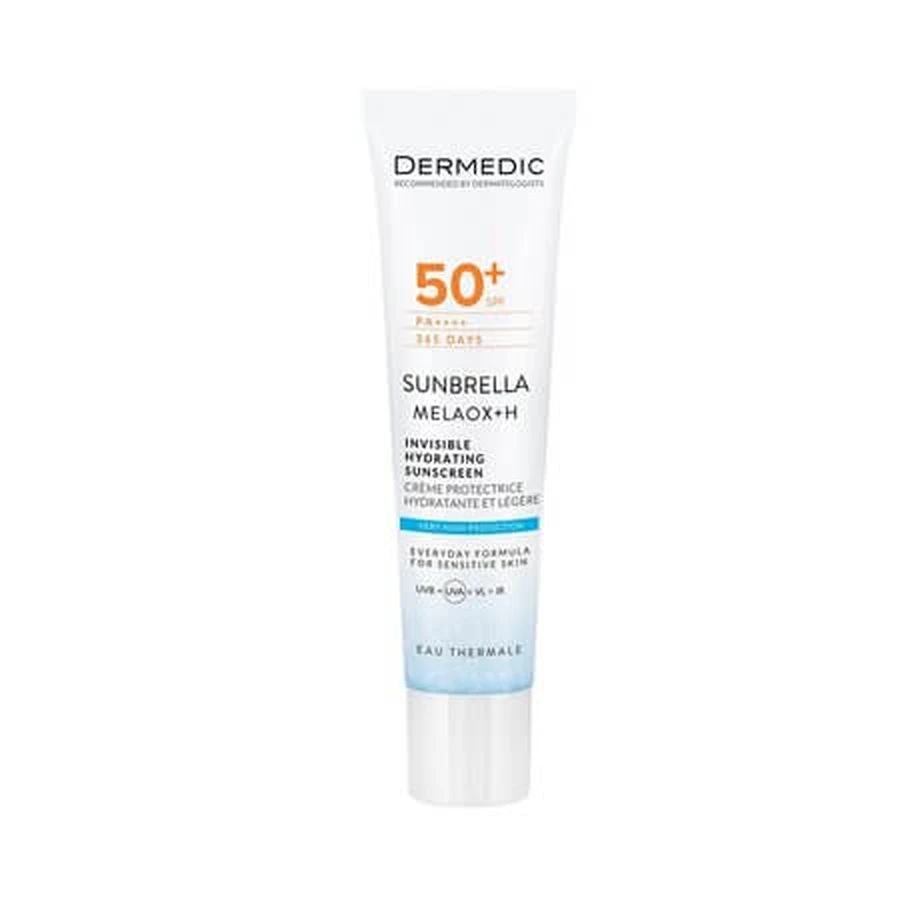 Crema solar hidratante invisible Sunbrella con SPF 50+, 40 ml, Dermedic