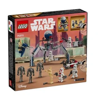 Clone Trooper and Battle Droid Battle Set, Ages 7+, 75372, LEGO Star Wars
