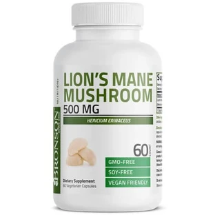 Ciuperca Coama Leului, 500 mg, 60 capsule, Bronson