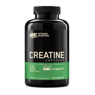 Monohidrato de creatina micronizada, 200 cápsulas, Optimum Nutrition