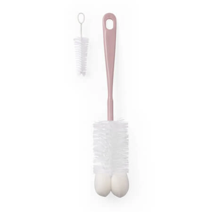 Flaschen- und Saugerbürste, rosa, Babyono