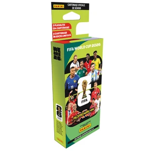 Lot de 24 cartes + 2 cartes en édition limitée, FIFA World Cup Adrenalyn XL 2026 Ecoblister, Panini