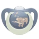 Nuk First Choice-nachtfopspeen, blauw, 0–6 maanden