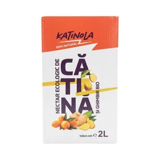 Néctar ecológico de espino amarillo con jengibre, 2000 ml, Katinola