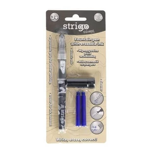 Bolígrafo con 2 recambios y un utensilio de limpieza, Desert, Strigo