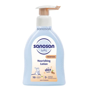Lotion nourrissante pour peaux sèches, dès la naissance, 200 ml, Sanosan Baby