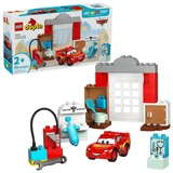 McQueen's bezoek aan de garage van Doc Duplo, 2 jaar, 10456, 35 onderdelen, Lego