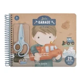 Activity Book with Cut-Out Activities, Stickers, and Scissors Included—Jim, Ages 3+, Little Dutch