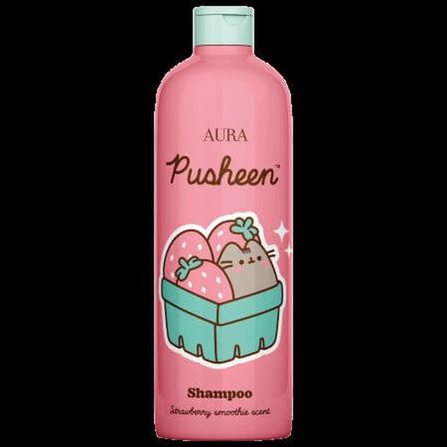 Shampoing Pusheen à la fraise, 500 ml, Aura