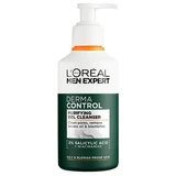Gel limpiador Men Care Derma Control para piel grasa, 260 ml, L'Oréal Paris