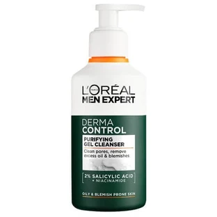 Men Care Derma Control Cleansing Gel for Oily Skin, 260 ml, L'Oréal Paris