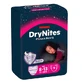 DryNites Nighttime Pants, 30–48 kg, Girls, Ages 8–13, 9-Pack, Huggies