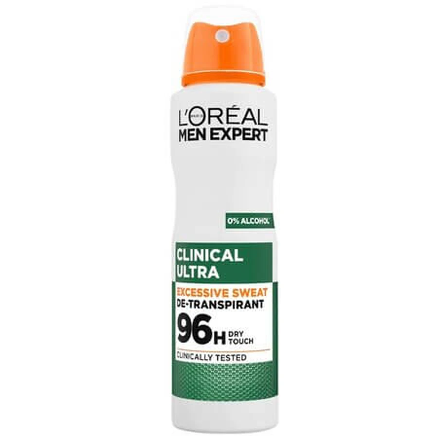 Men Expert Derma Control, desodorante en spray para hombre, 150 ml, L'Oréal