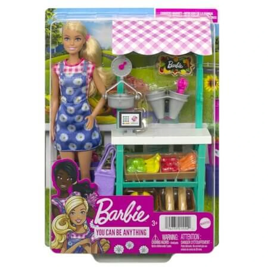 Barbie „You Can Be“-Puppe, Marktverkäuferin, ab 3 Jahren, Mattel