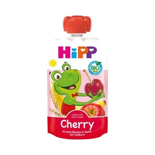 Menú ecológico Hipp: arándanos rojos, plátanos y cereales integrales, a partir de 1 año, 100 g