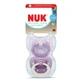 Day&Night First Choice Classic Pacifier Set, Pink, 0–6 Months, 2-Pack, Nuk